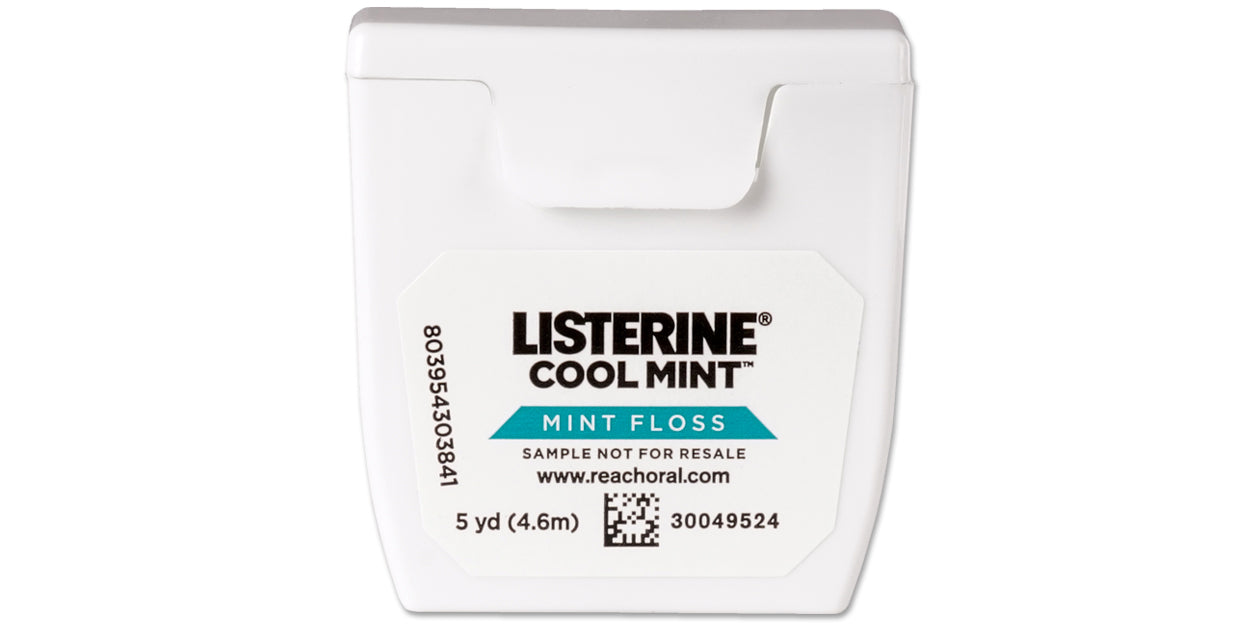 Reach Johnson & Johnson 523521600 Listerine Coolmint Dental Floss 5 Yards 44037 Reach Johnson & Johnson 523521600 Listerine Coolmint Dental Floss 5 Yards 44037